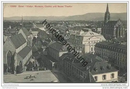 Basel - Historisches Museum - Casino und neues Theater