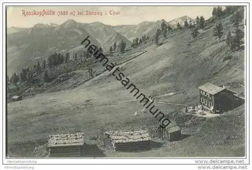 Vipiteno - Sterzing - Rosskopfhütte - AK ca. 1910