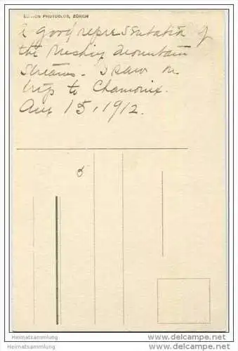 Goescheneralp - Wasserfall 1912