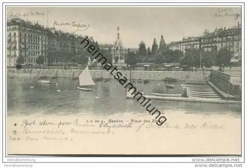 Genève-Genf - Place des Alpes ca. 1905