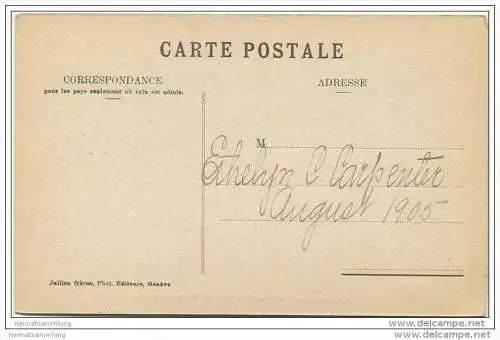 Genève-Genf - La Jonction du Rhone et de l' Arve 1905