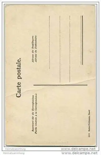 Basel - Pfalz mit Rheinfähre ca. 1920