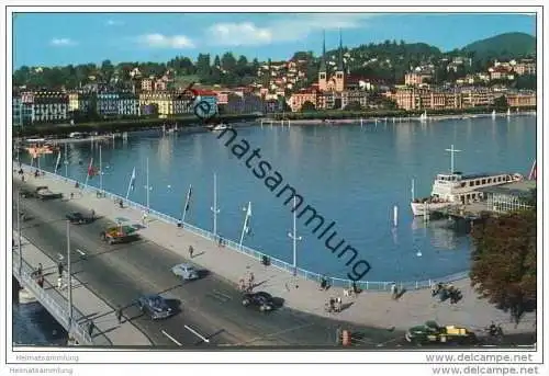 Luzern - Seebrücke - Foto-AK