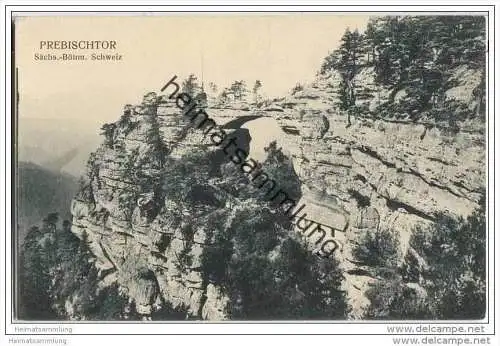 Prebischtor - Sächsisch-Böhmische Schweiz - AK ca. 1910