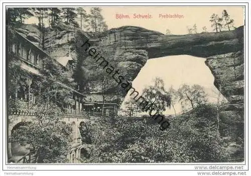 Prebischtor - Böhmische Schweiz - AK ca. 1910