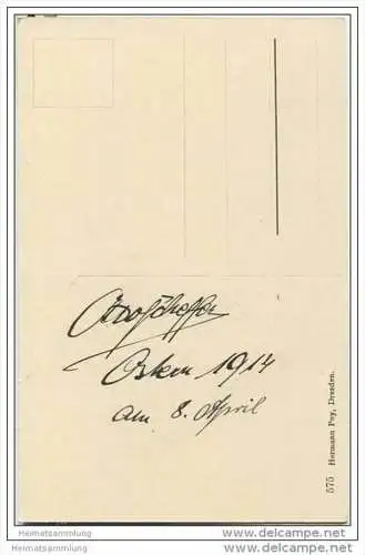Kamnitzklamm - Edmundsklamm - Der breite Stein - AK ca. 1910