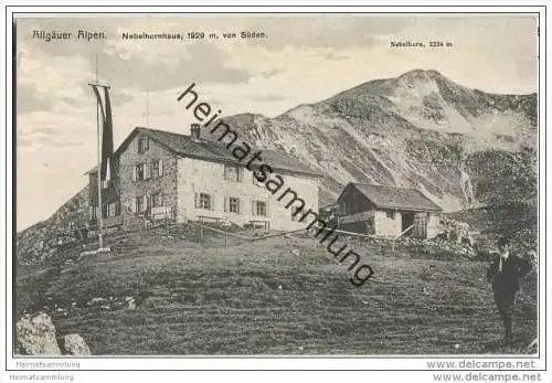 Allgäuer Alpen - Nebelhornhaus - AK ca. 1910