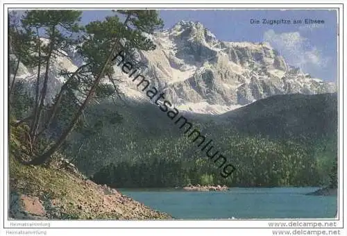 Zugspitze - Eibsee - AK ca. 1910