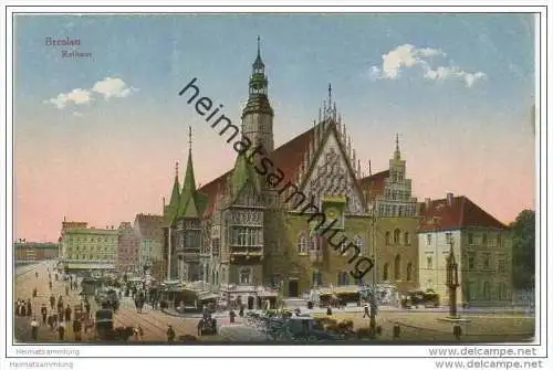 Breslau - Rathaus ca. 1920
