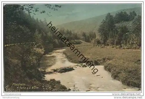 Pforzheim - Partie an der Wurm - AK ca. 1910