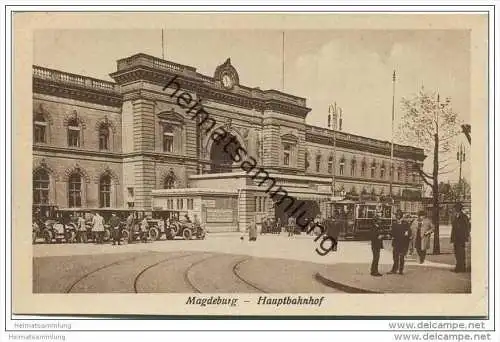 Magdeburg - Hauptbahnhof 20er Jahre