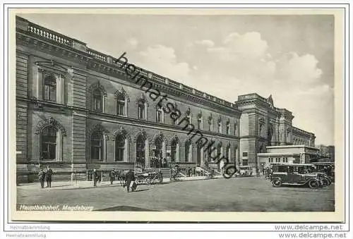 Magdeburg - Hauptbahnhof 30er Jahre