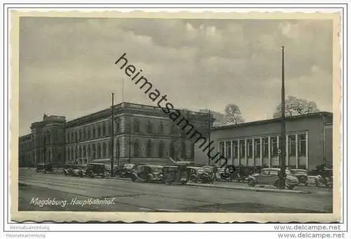 Magdeburg - Hauptbahnhof 30er Jahre