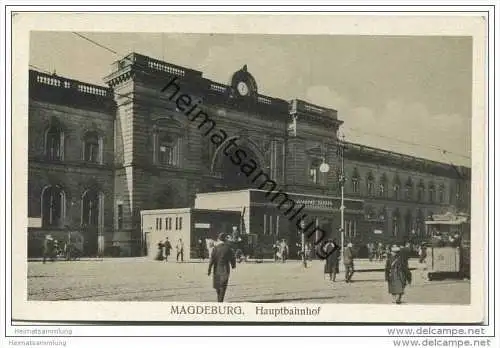 Magdeburg - Hauptbahnhof 20er Jahre