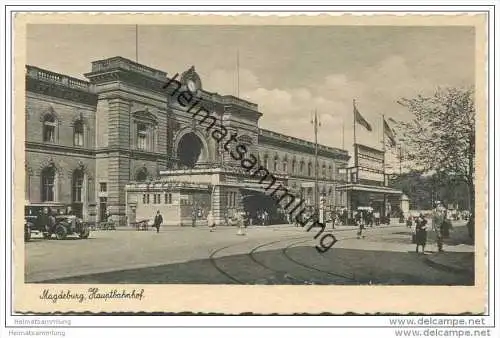 Magdeburg - Hauptbahnhof 30er Jahre