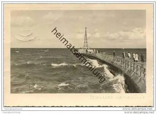 Warnemünde - Foto-AK Grossformat Handabzug