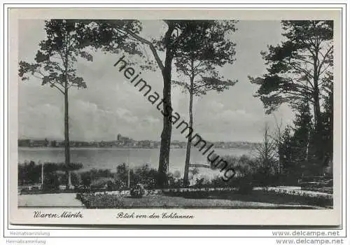 Waren - Müritz - Blick von den Ecktannen