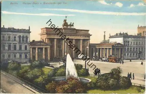 Berlin - Pariser Platz und Brandenburger Tor