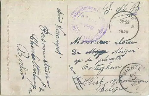 Berlin - Zeughaus - Aufziehen der Schlosswache - Verlag Max O'Brien & Co. Berlin - Feldpost