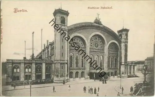 Berlin - Stettiner Bahnhof (Nordbahnhof) - Verlag L. Saalfeld Berlin ca. 1900