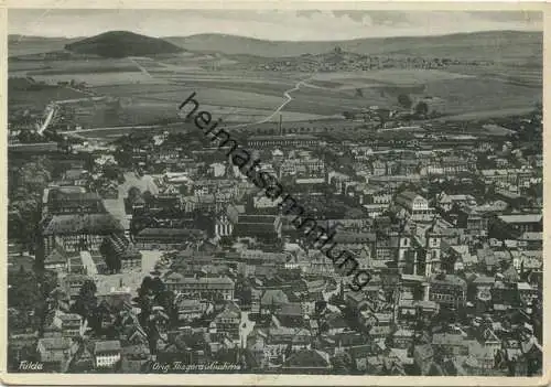 Fulda - Fliegeraufnahme - AK-Grossformat - Luftbildverlag Ernst Assmus Leipzig gel. 1937