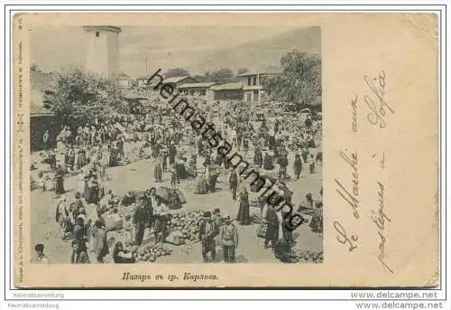 Karlowo - Gemüsemarkt - Rückseite beschrieben 1919