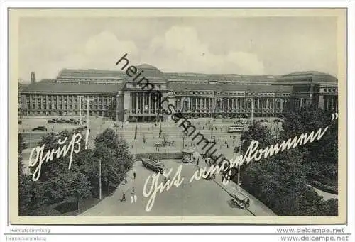 Leipzig - Hauptbahnhof 30er Jahre