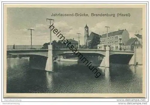 Brandenburg/Havel - Jahrtausendbrücke 30er Jahre