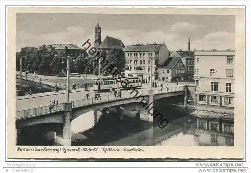 Brandenburg/Havel - Adolf-Hitler Brücke 40er Jahre