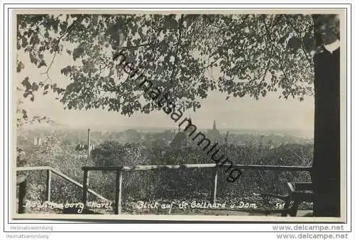 Brandenburg / Havel - Blick auf St. Gotthard und Dom - Foto-AK 30er Jahre