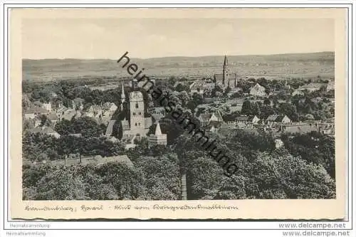 Brandenburg / Havel - Blick vom Kriegerdenkmalsturm 40er Jahre