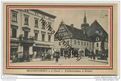 Brandenburg/Havel - Kurfürstenhaus und Roland 20er Jahre