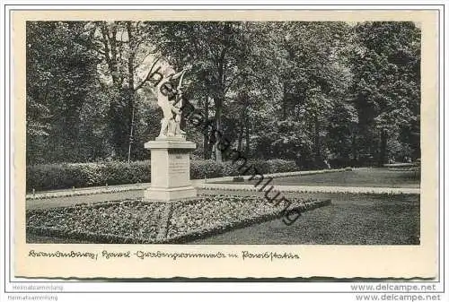 Brandenburg/Havel - Grabenpromenade - Paris Statue / August Wredow 30er Jahre