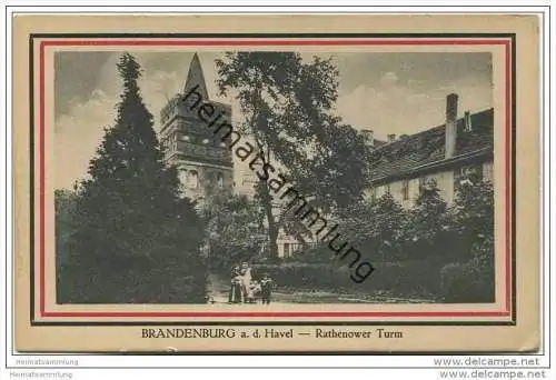 Brandenburg / Havel - Rathenower Turm 30er Jahre