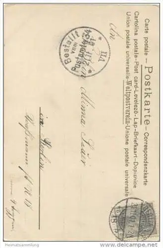 Junge Frau - Blüten gel. 1901