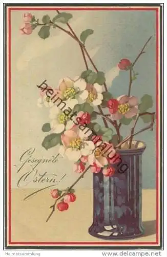 Aus der Baumblüte - Meissner & Buch - Serie 2221 - Ostern - Feldpost gel. 1915