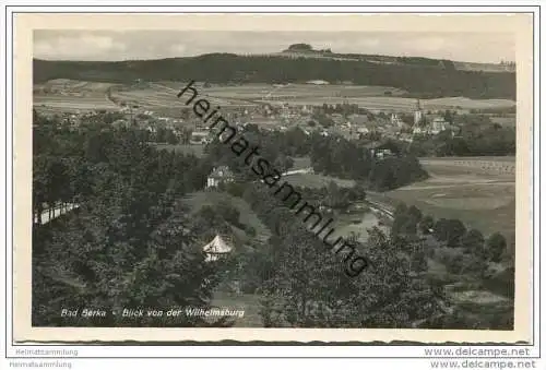 Bad Berka - Blick von der Wilhelmsburg - Foto-AK