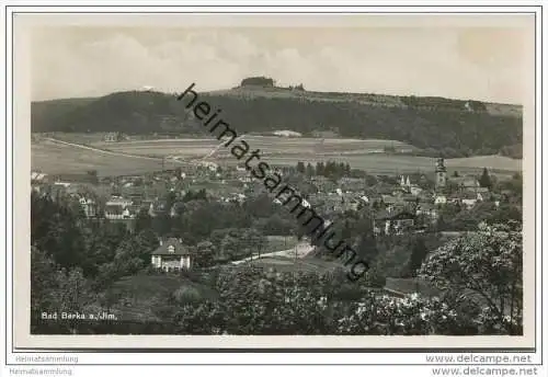Bad Berka - Panorama - Foto-AK 30er Jahre