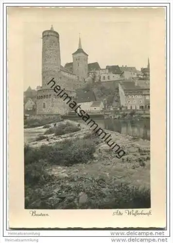Bautzen - Alte Wasserkunst - Foto-AK Grossformat - Verlag Oswald Kühne Friedeberg - Rückseite beschrieben 1949