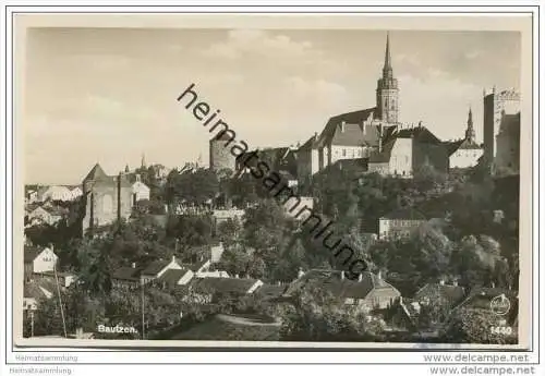 Bautzen - Panorama - Foto-AK 30er Jahre