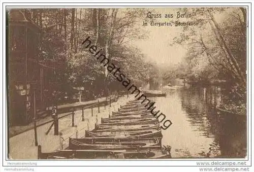 Berlin - Tiergarten - Bootstation