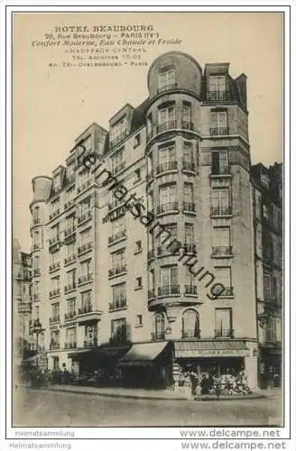 Paris - Hotel Beaubourg - 20 Rue Beaubourg