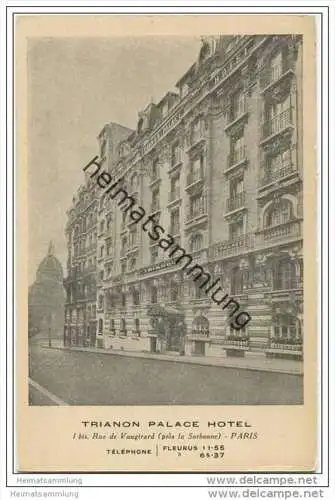 Paris - Trianon Palace Hotel - 1 bis, Rue de Vaugirard