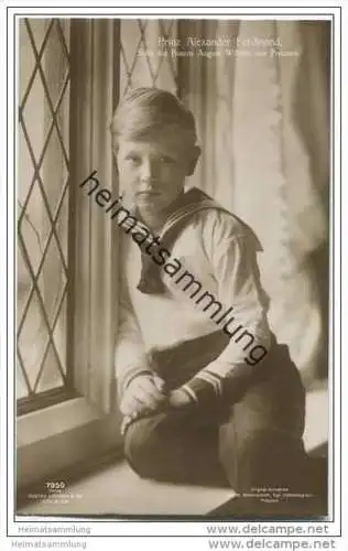 Deutsches Reich - Prinz Alexander Ferdinand - Sohn des Prinzen August Wilhelm von Preussen