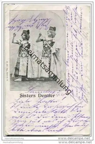 Sister Dentler - Bahnpost - Stempel Empfänger nicht ermittelt