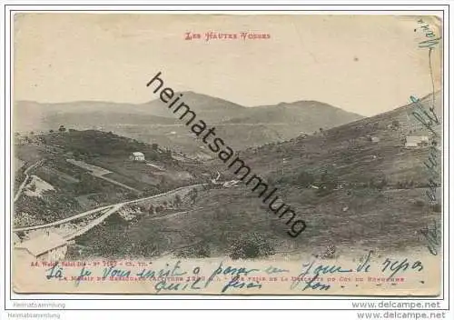 Les Hautes Vosges - Le Massif du Brezouard - vue prise de la Descente du Col du Bonhomme