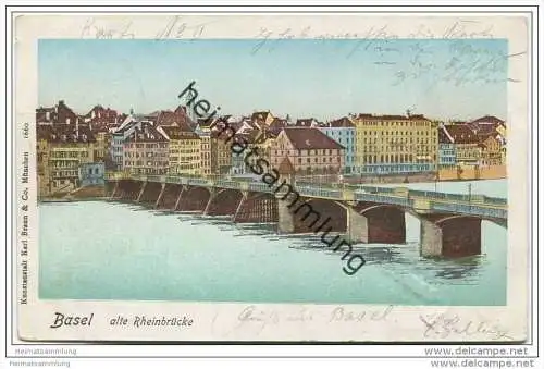 Basel - Alte Rheinbrücke