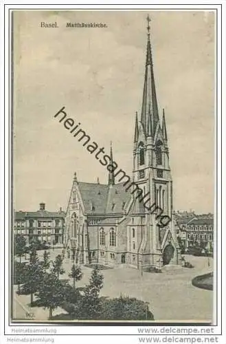 Basel - Matthäuskirche ca. 1910