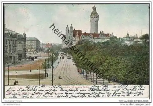 Leipzig - Rossplatz - Neues Rathaus