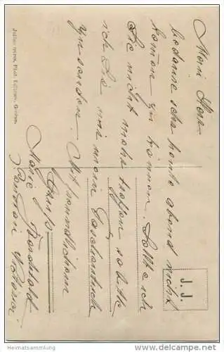 Chateau-d Oex - l'Eglise et la Gumfluh - Editeur Julien freres Geneve - Rückseite beschrieben